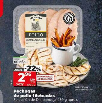 Dia Pechuga de pollo fileteadas oferta