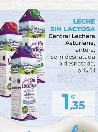 SPAR Gran Canaria Leche sin lactosa central lechera asturiana oferta