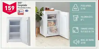 ALDI Quigg Congelador Pier ajustables en altura oferta