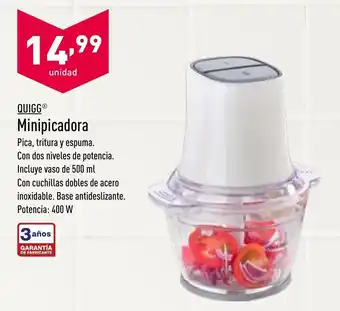 ALDI Quigg Minipicadora 400W oferta