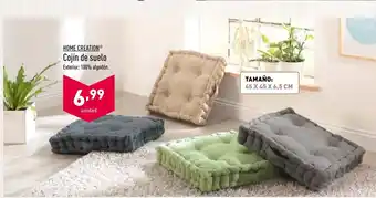 ALDI Home Creation Cojín de suelo 45 x 45 x 6,5 cm oferta