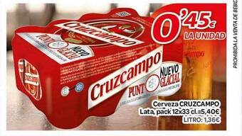 Alsara Supermercados Cerveza cruzcampo oferta