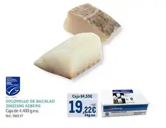 Makro Solomillo de bacalao asberg oferta