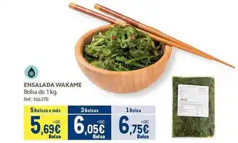 Makro Ensalada wakame bolsa oferta