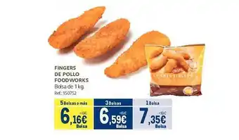 Makro Fingers de pollo fodworks bolsa oferta
