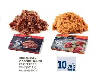 Makro Pulled pork o cochinita pibil foster food bandeja oferta