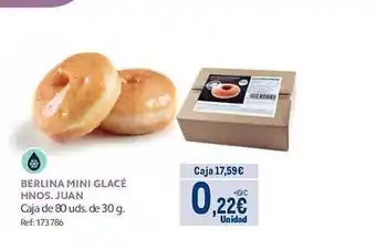 Makro Berlina mini glacé hnos. juan caja de 80 oferta