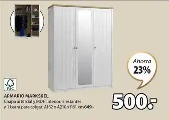 JYSK Armario markskel oferta