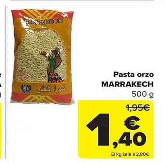 Carrefour Pasta orzo marrakech oferta