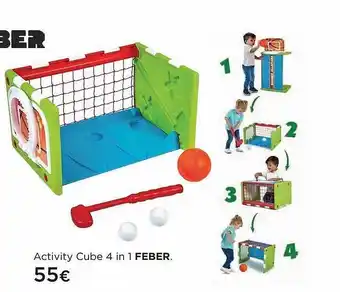 Hipercor Activity cube 4 in 1 feber oferta
