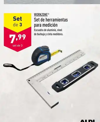 ALDI Workzone Set de herramientas para medición oferta