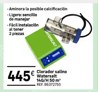 Leroy Merlin Clorador salino watersalt 14g-h 50 m³ oferta