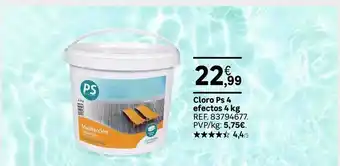 Leroy Merlin Cloro ps 4 efectos 4 kg oferta