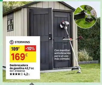 Leroy Merlin Desbrozadora de gasolina 42,7 cc sterwins oferta
