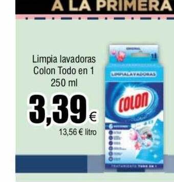FROIZ Limpia lavadoras colon todo en 1 oferta