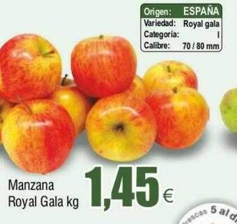 FROIZ Manzana royal gala kg oferta