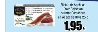 FROIZ Filetes de anchoas froiz selection del mar cantábrico en aceite de oliva oferta