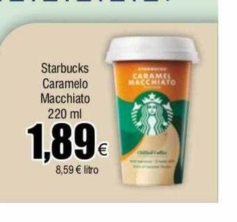FROIZ Starbucks caramelo macchiato oferta