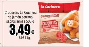 FROIZ Croquetas la cocinera de jamón serrano sabrosísimas oferta