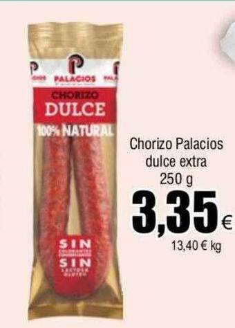 FROIZ Chorizo palacios dulce extra oferta