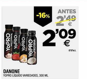 BM Supermercados Danone yopro liquido variedades oferta