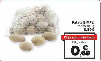 Carrefour Patata simpl oferta