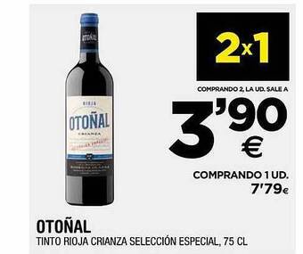 BM Supermercados Otoñal tinto rioja crianza selección especial oferta