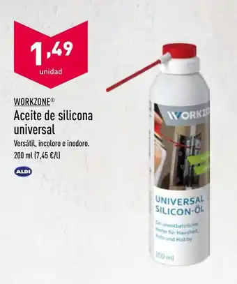 ALDI Workzone Aceite de silicona universal 200ml oferta