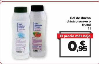 Carrefour Gel de ducha clásico suave o frutal oferta