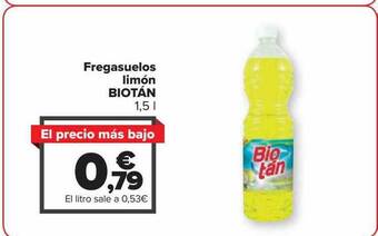 Carrefour Fregasuelos limón biotán oferta