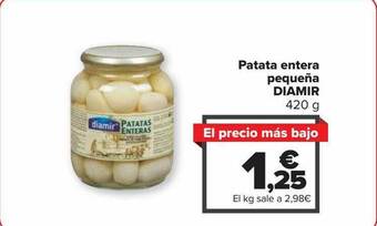 Carrefour Patata entera pequeña diamir oferta