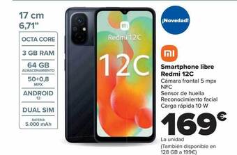 Carrefour Mi smartphone libre redmi 12c oferta