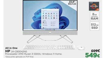 El Corte Inglés All in one hp oferta