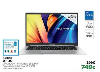 El Corte Inglés Portátil asus oferta