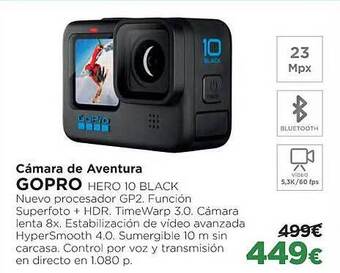 El Corte Inglés Cámara de aventura gopro oferta