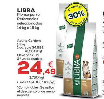 Kiwoko Libra pienso perro referencias seleccionadas oferta
