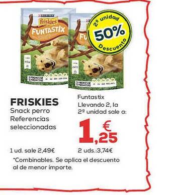 Kiwoko Friskies snack perro referencias seleccionadas oferta