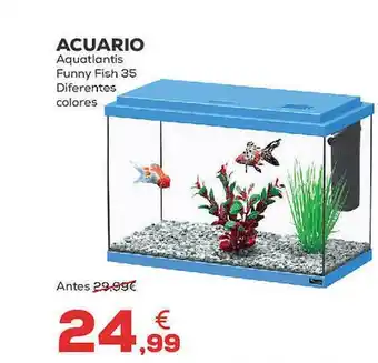 Kiwoko Acuario aquatlantis funny fish 35 diferentes oferta
