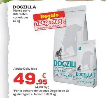 Kiwoko Dogzilla pienso perro diferentes variedades oferta