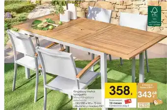 Eroski Mesa kingsbury extensible oferta