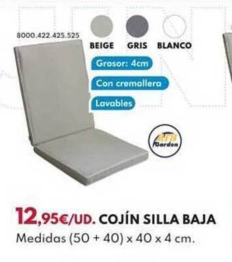 BricoCentro Cojín silla baja oferta