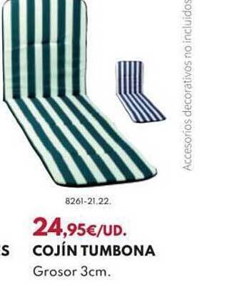 BricoCentro Cojín tumbona oferta