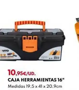 BricoCentro Caja herramientas 16 oferta