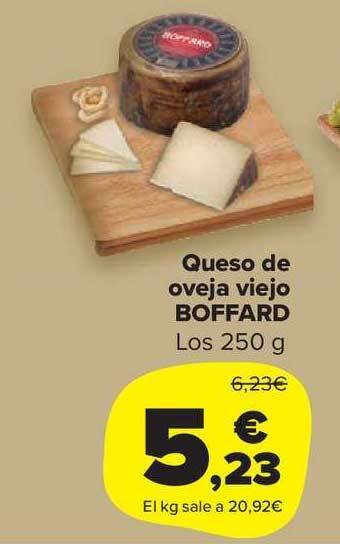 Carrefour Market Queso de oveja viejo boffard oferta