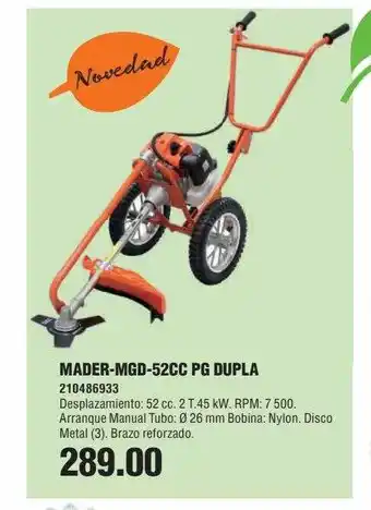 Coinfer Mader-mgd-52cc pg dupla oferta