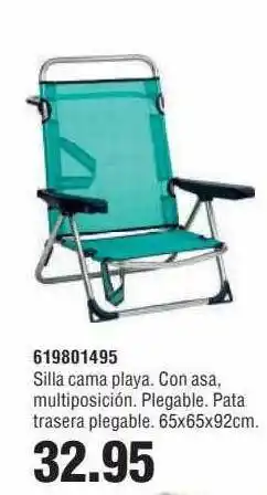 Silla cama playa