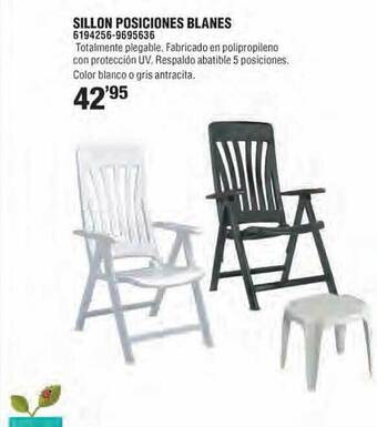 Optimus Sillon posiciones blanes oferta
