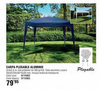 Optimus Carpa plegable aluminio oferta