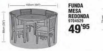 Optimus Funda mesa redonda oferta