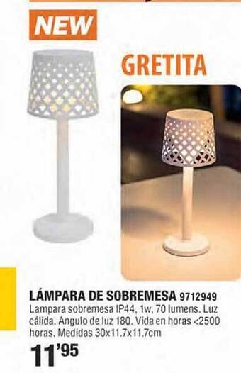 Optimus Lámpara de sobremesa oferta